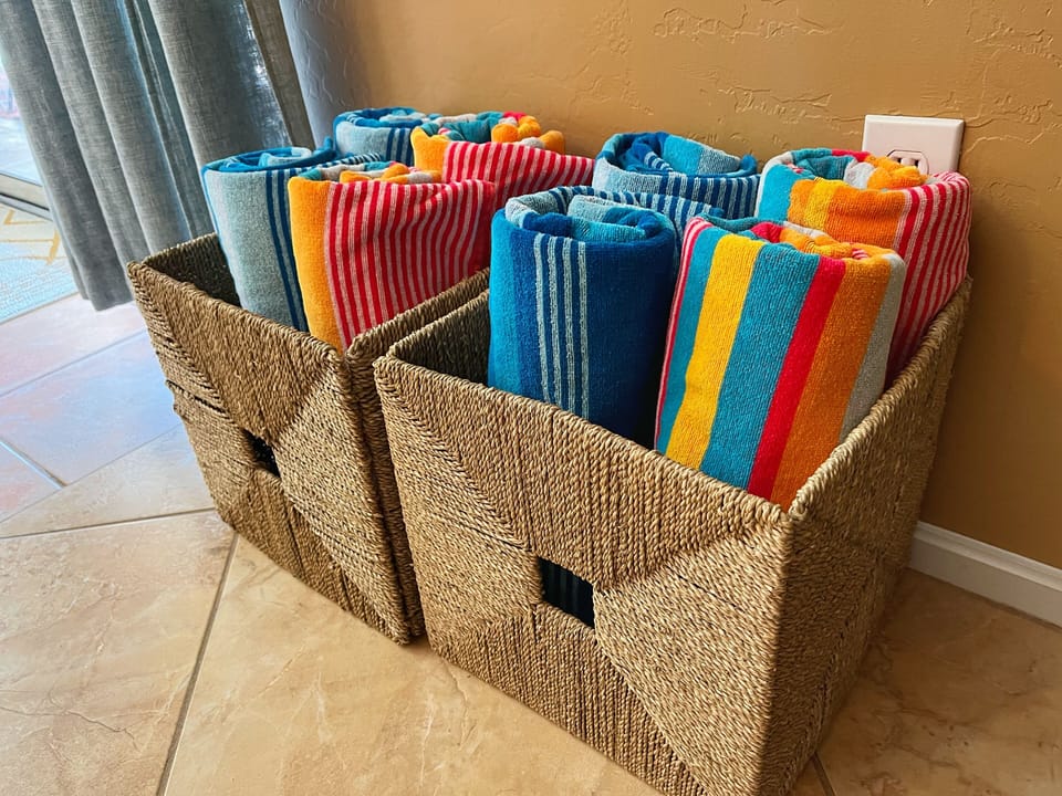 Grab a beach towel and head outside!
