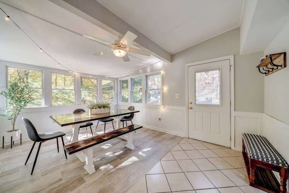 Entryway and dining room!