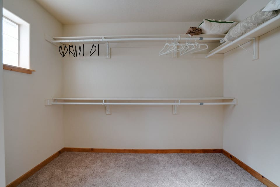 Primary closet