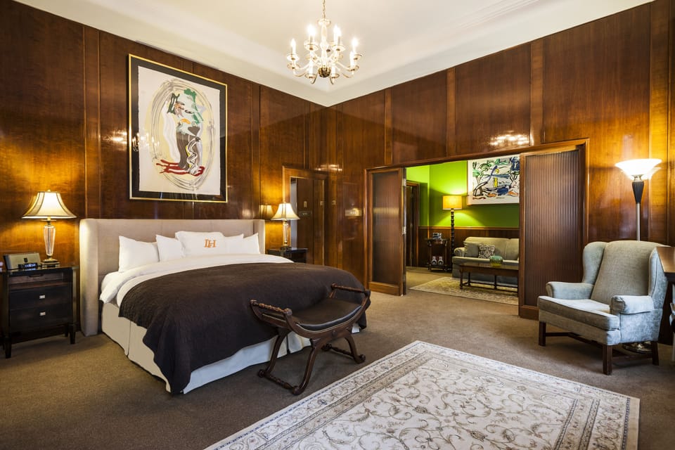 King Suite  | Premium bedding, down comforters, in-room safe, individually decorated