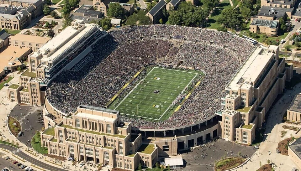 Notre Dame Campus is only a 20 Minute drive