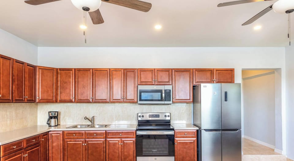 Feel at home and prepare your favorite meals in the spacious kitchen.