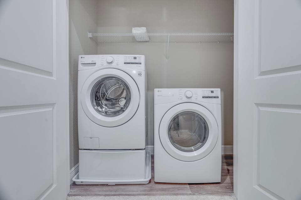 Laundry room included