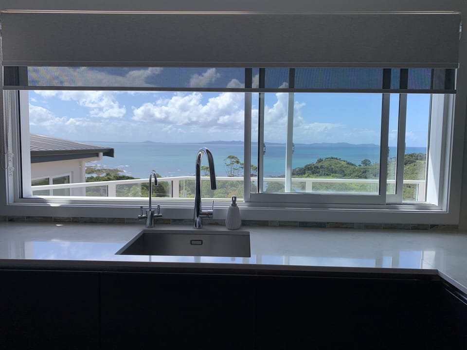 Stunning views from the kitchen 