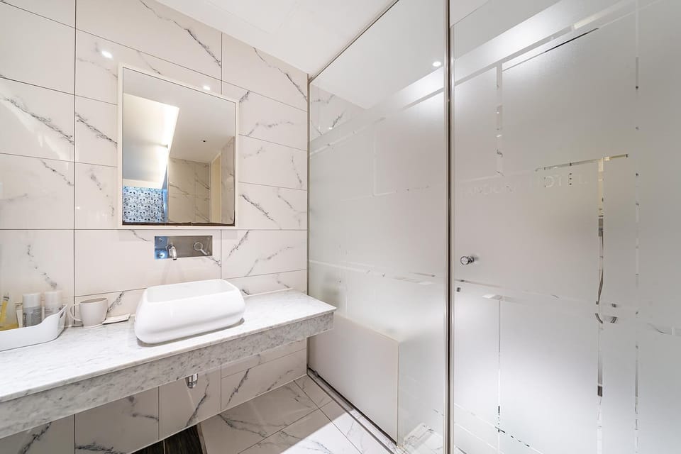 Business Room | Bathroom | Combined shower/tub, free toiletries, hair dryer, bidet