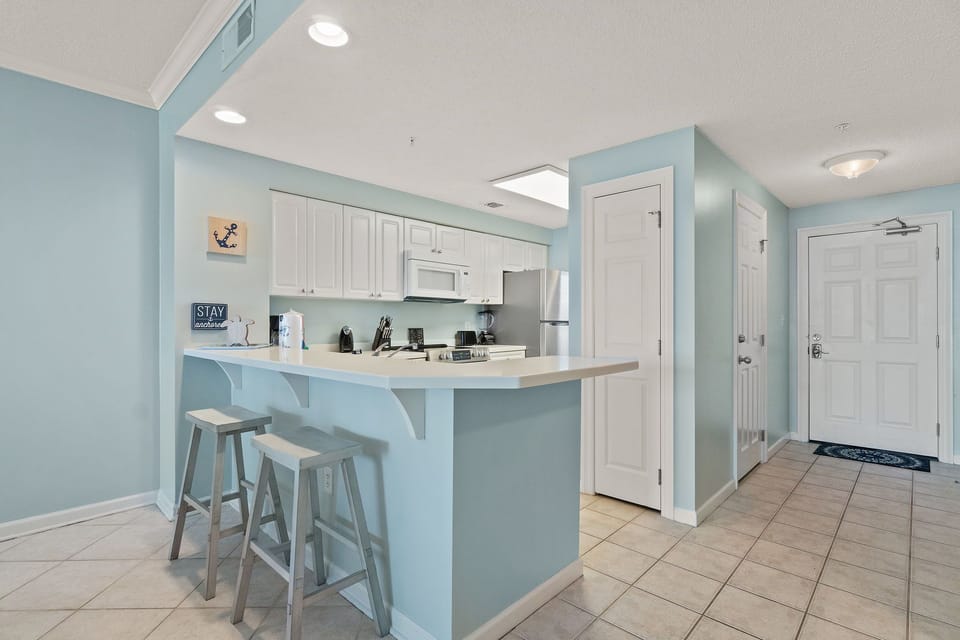  Fully-equipped Kitchen with all new appliances for use during your stay. 