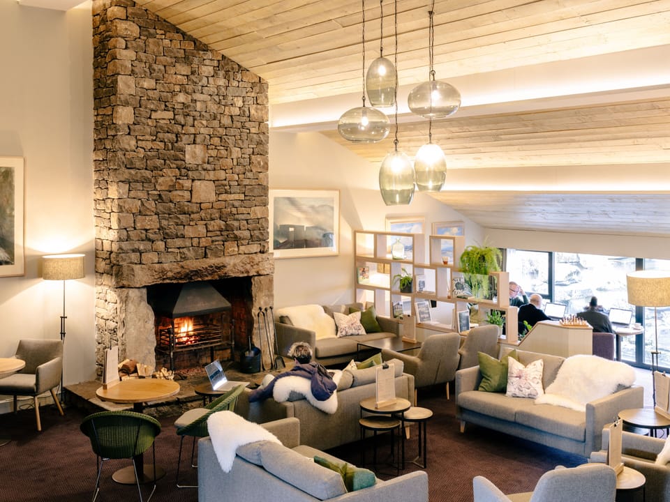 Lobby sitting area