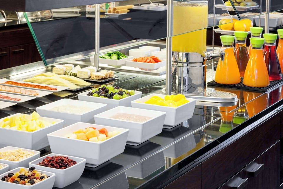 Daily buffet breakfast for a fee
