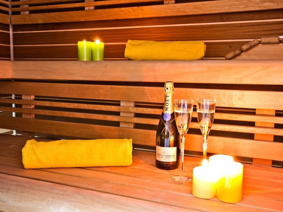 Sauna here at the residence open 365 days a year.