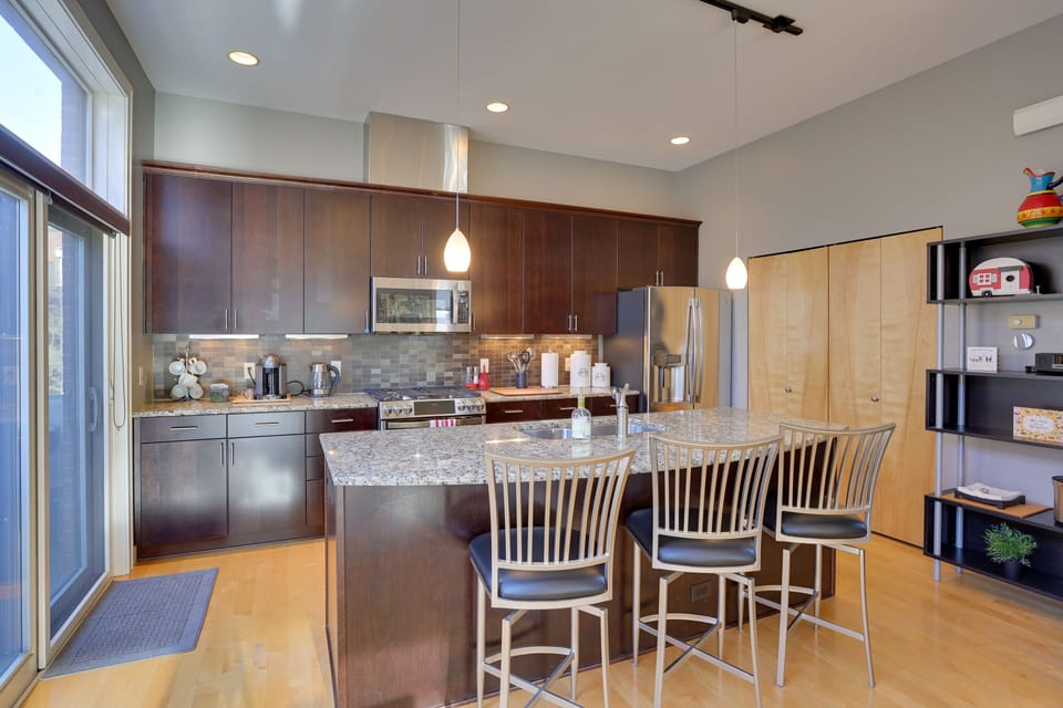 Kitchen | Nespresso Coffee Maker (Pods Provided) | Spices | Blender | Crockpot