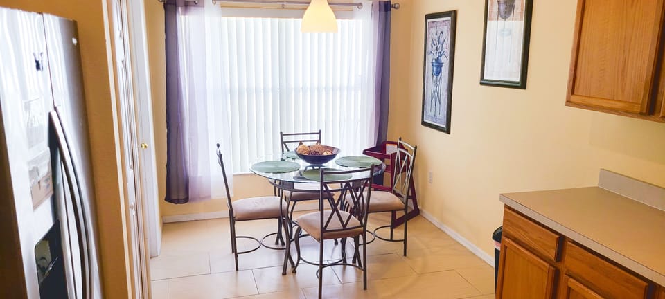 Breakfast nook in kitchen
