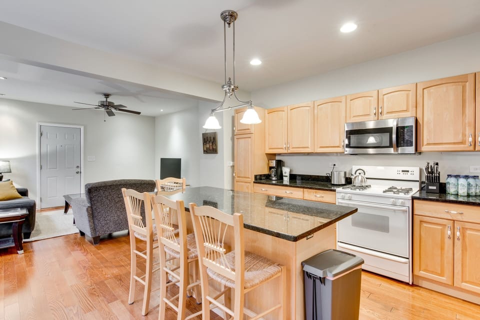 Flooring, Room, Indoors, Hardwood, Kitchen Island