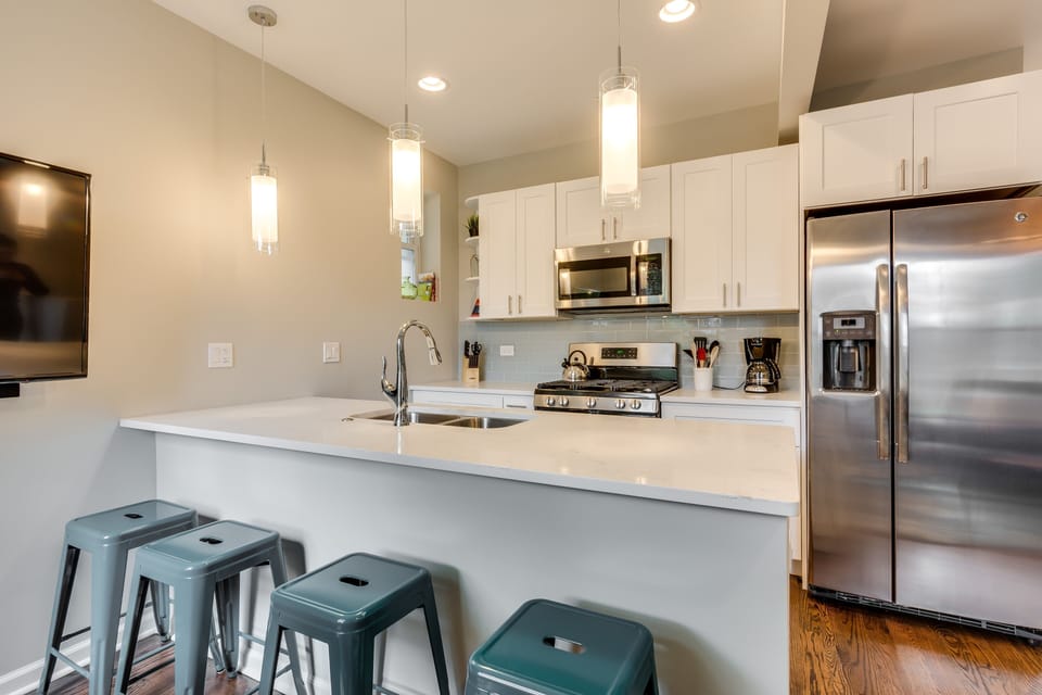 Indoors, Room, Furniture, Kitchen, Kitchen Island