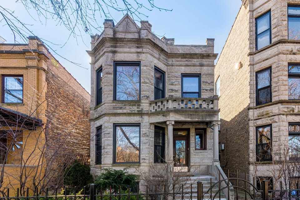 Our building is a historic Chicago greystone in the heart of Logan Square