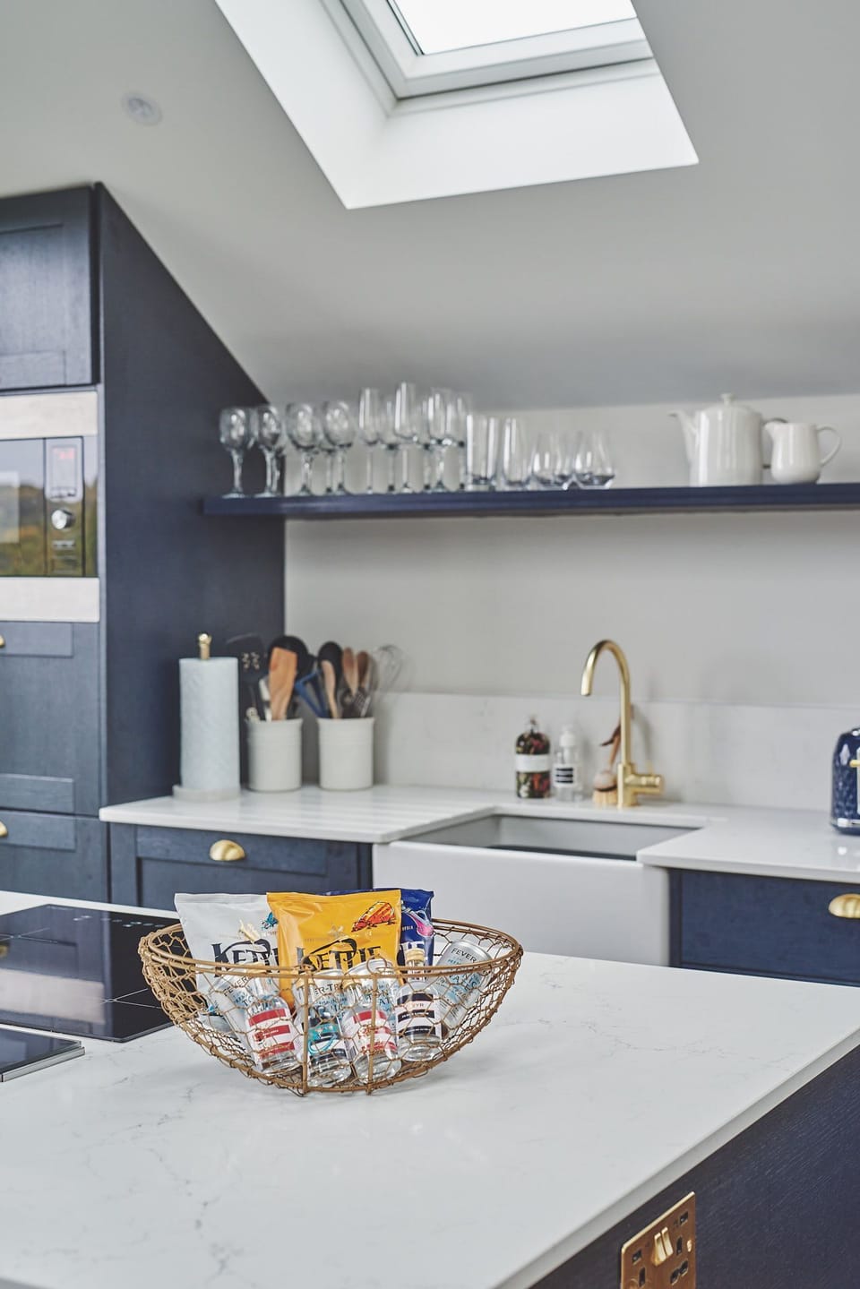 The kitchen at Ty Alice, Gower