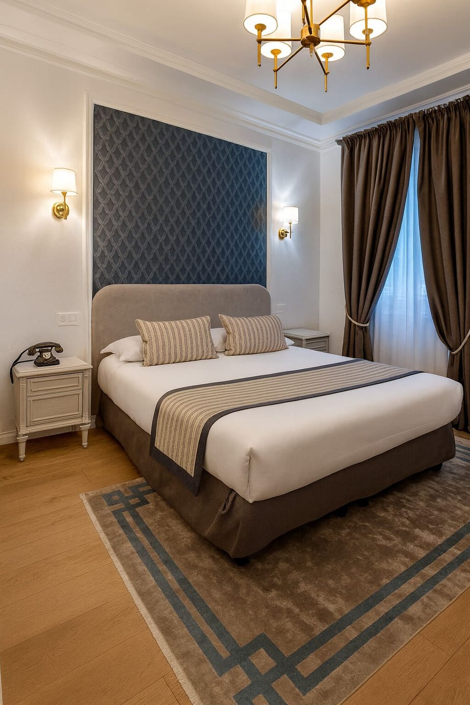 Premium bedding, individually decorated, desk, blackout drapes