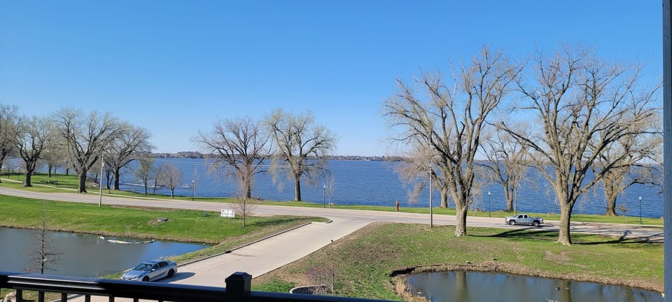 View of Lake from our Balcony 