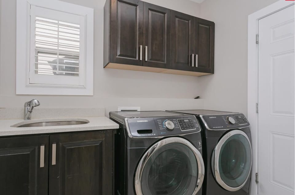 Free Washer and Dryer. 