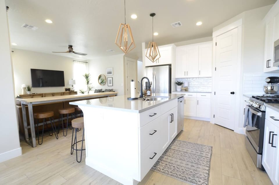 Kitchen and Family Room
