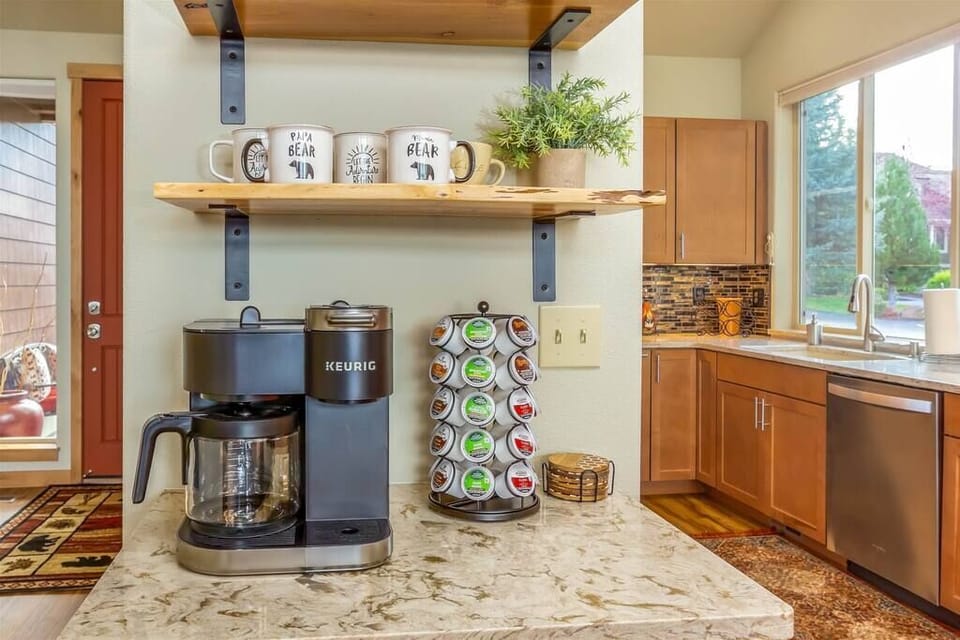 There`s a coffee/hot beverage bar for your convenience