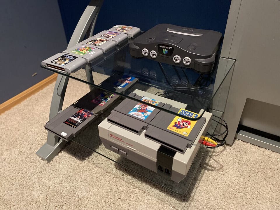 Theater with retro video games