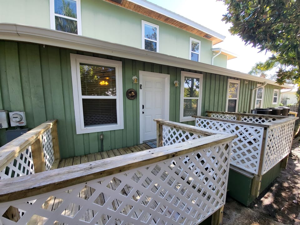 Sandpiper Wing Boasts Large, Private Porch (Seating Pictured Later)
