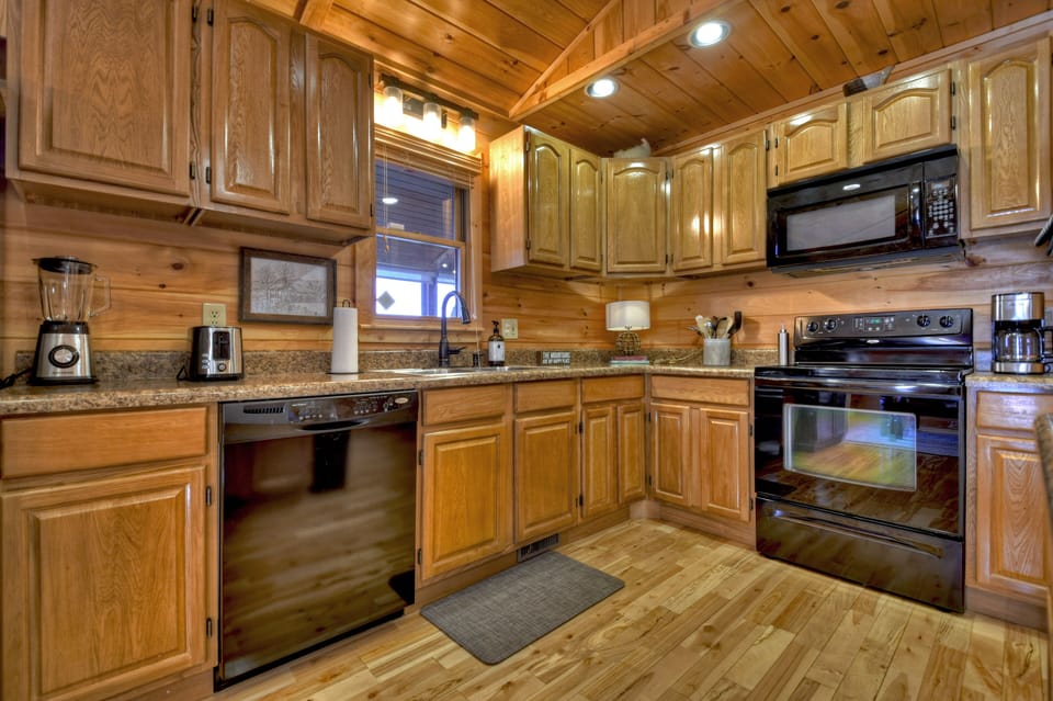 Fully stocked kitchen with everything you need