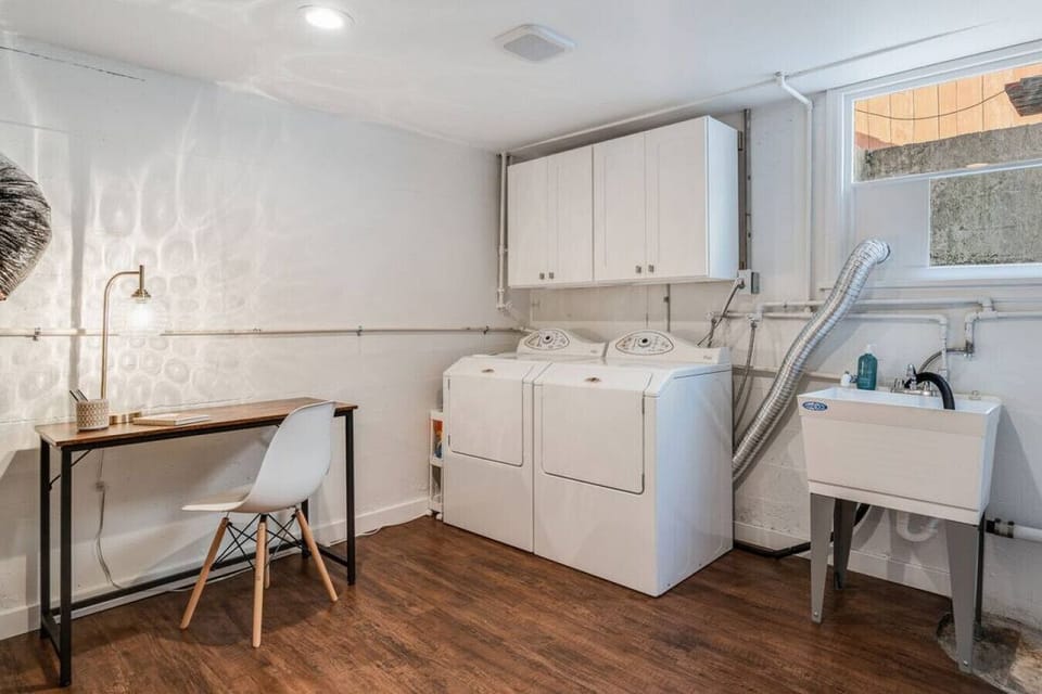 Dedicated work space in the utility room.