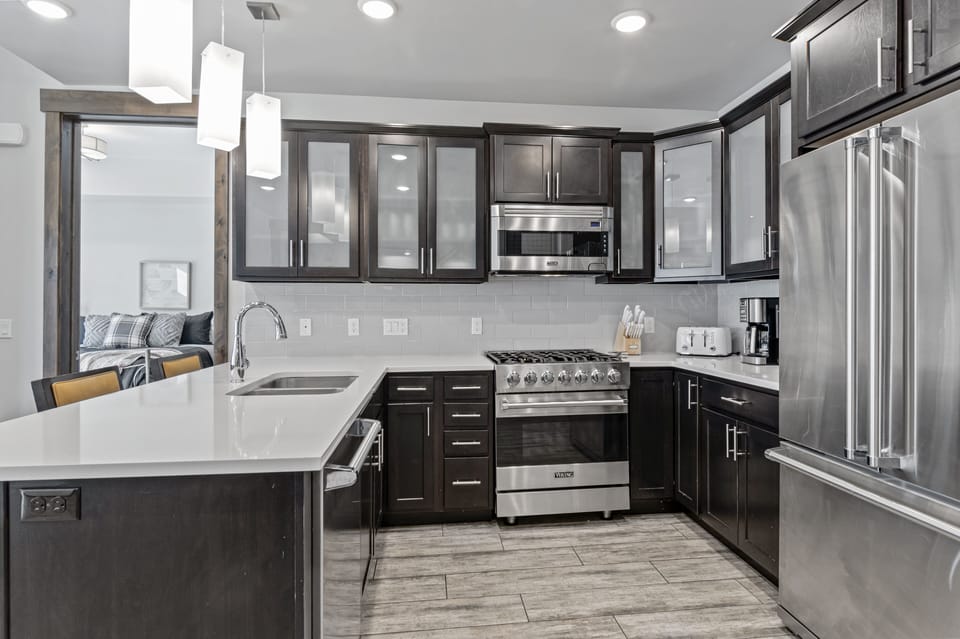 Ample counter space