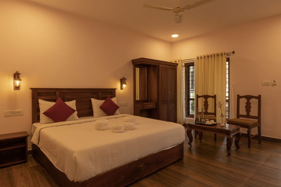 Premium bedding, desk, free WiFi, bed sheets