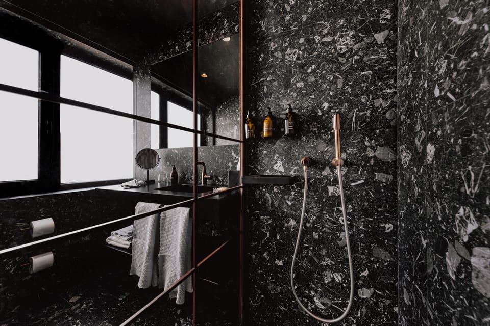 Deluxe Room | Bathroom | Eco-friendly toiletries, hair dryer, towels, soap