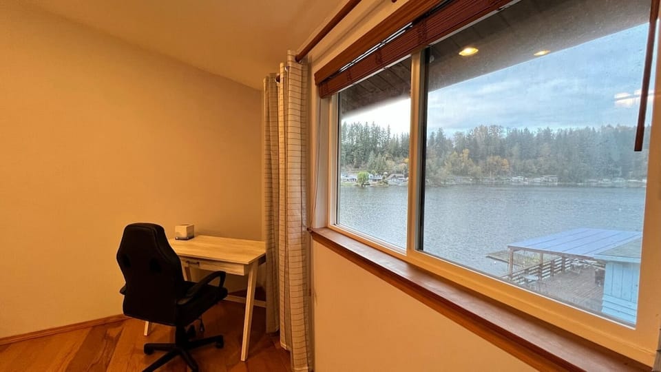 Working from home?!  For your convenience, our master suite provides a desk for our telecommuting guests, journaling, and study.