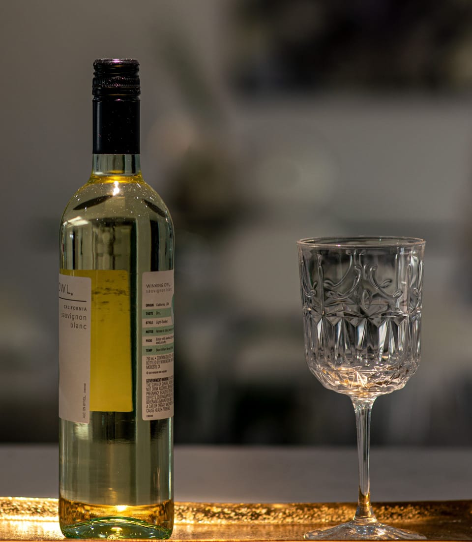 OUR WELCOME WINE FOR OUR GUEST