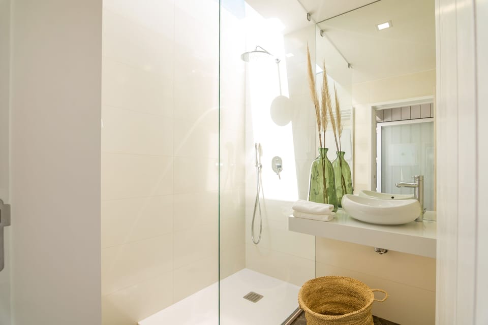 Deluxe Double or Twin Room | Bathroom | Shower, hair dryer, bidet, towels