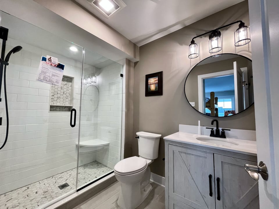 Bathroom #1 - Full Bathroom #1 - Located In The "Captain's Quarters"