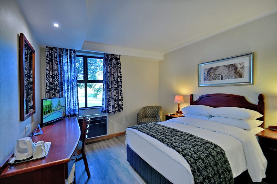 In-room safe, desk, blackout drapes, WiFi (free)