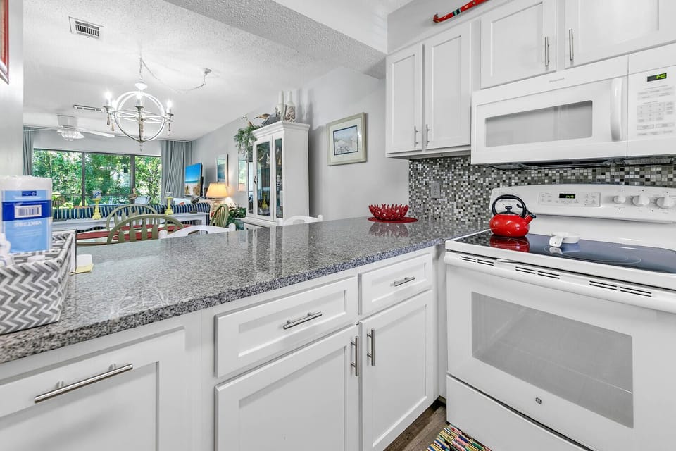 Kitchen to living room view