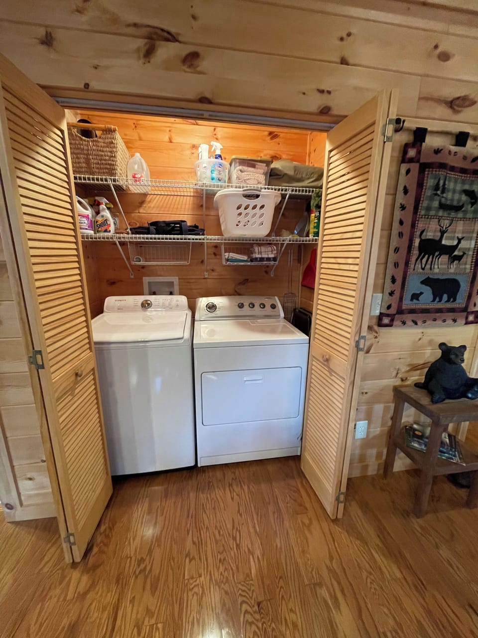 Laundry right off the dining/kitchen area
