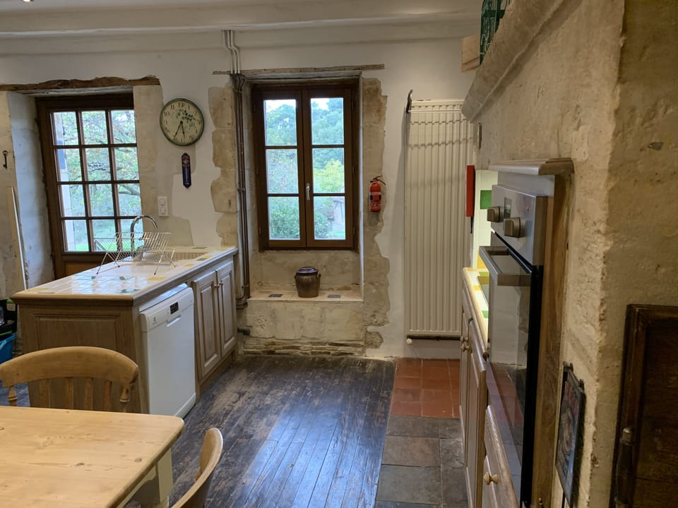 Kitchen and front door