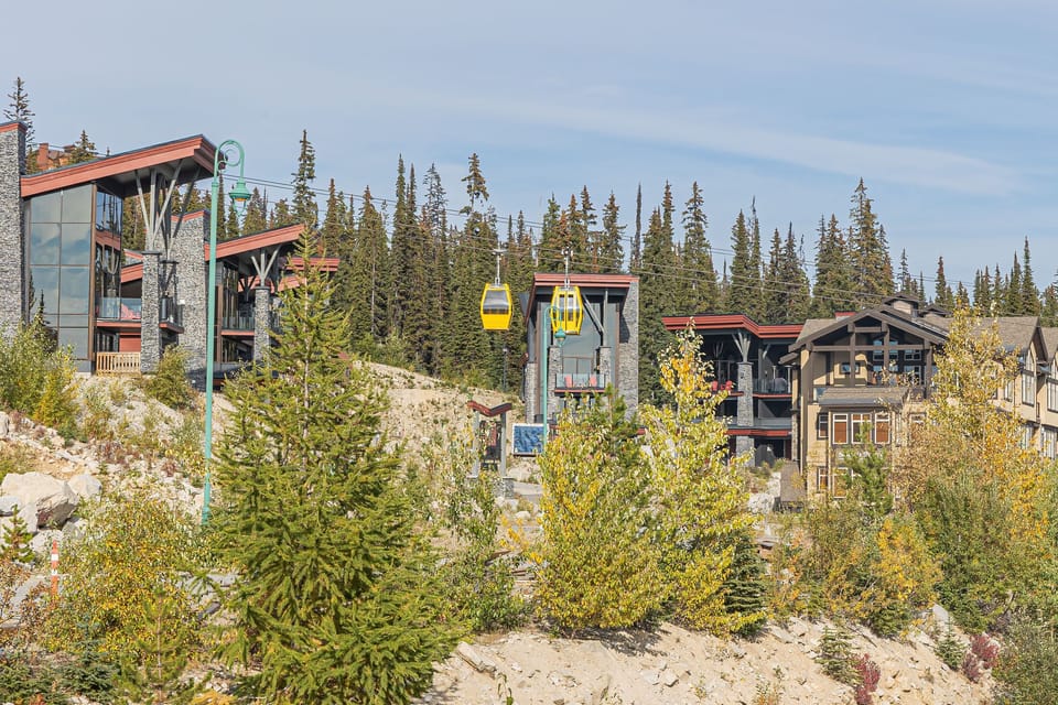 View of Gondola from the primary bedroom, bunk room and deck