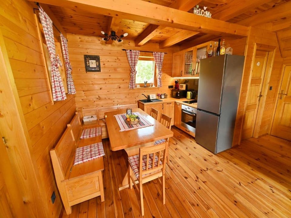 House (Three Bedroom Holiday Home with Hot T) | Private kitchen | Fridge