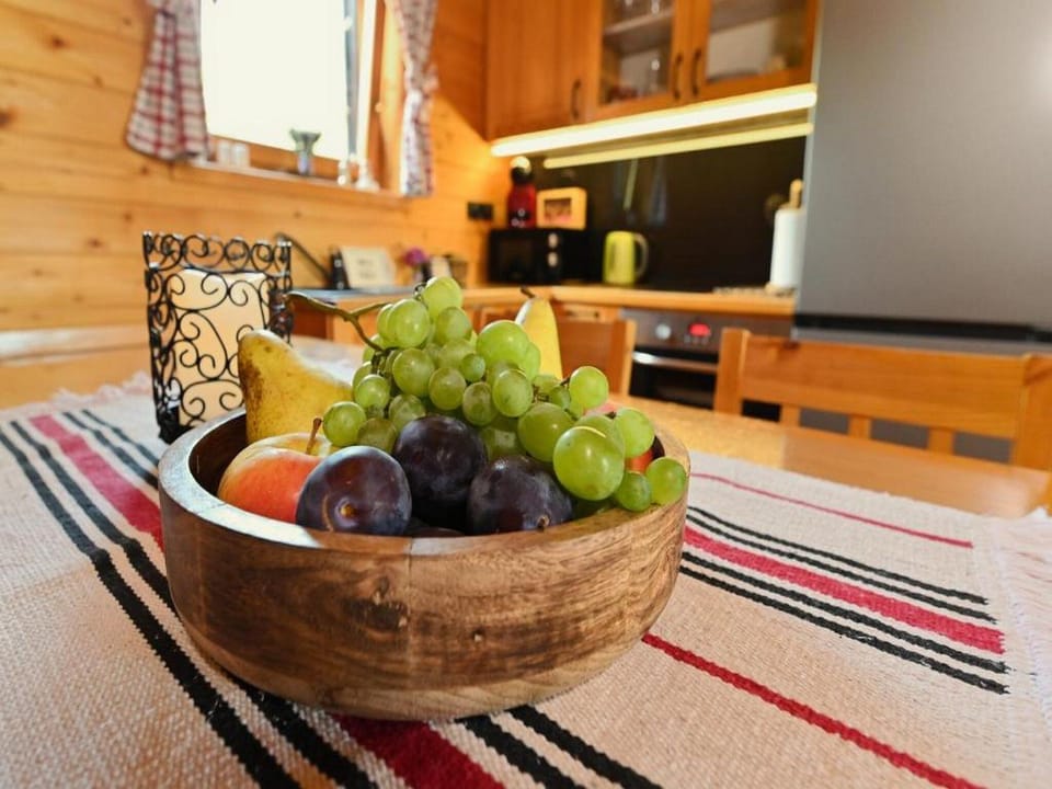 House (Three Bedroom Holiday Home with Hot T) | Private kitchen | Fridge