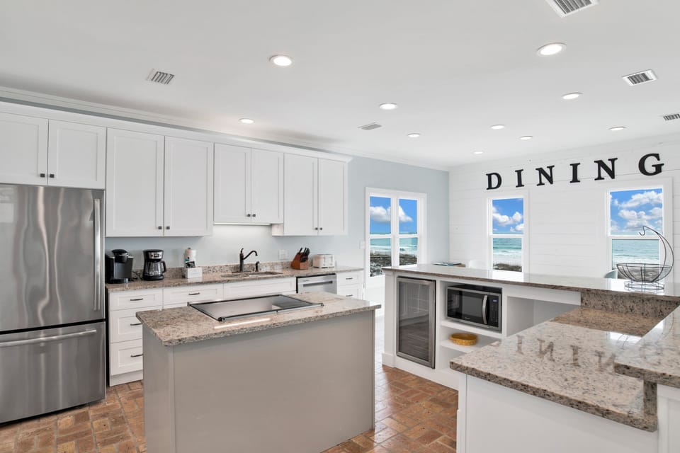 Open living concept and spacious kitchen