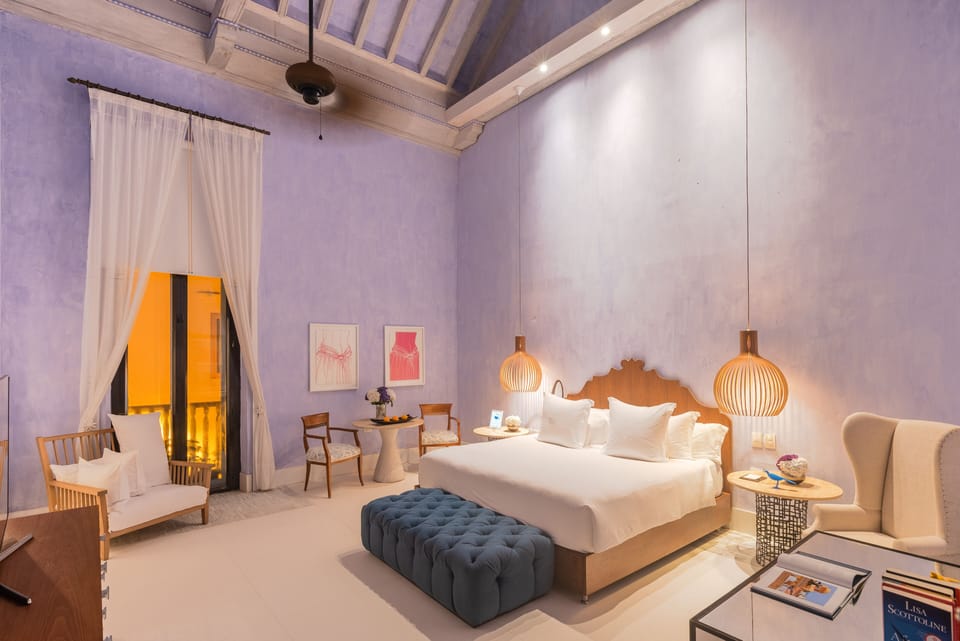 Romantic Suite | Frette Italian sheets, premium bedding, down comforters, minibar