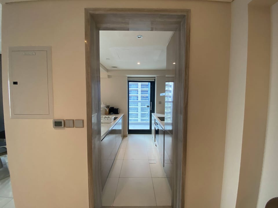 Luxury Apartment | Living area | 55-inch LED TV with cable channels, TV, Netflix