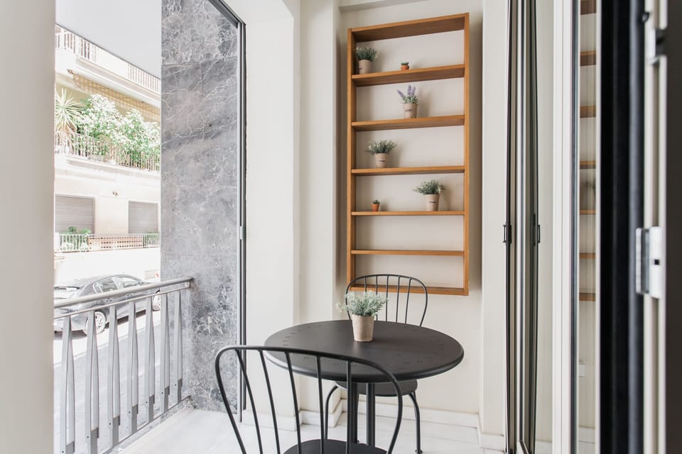 Living room private balcony