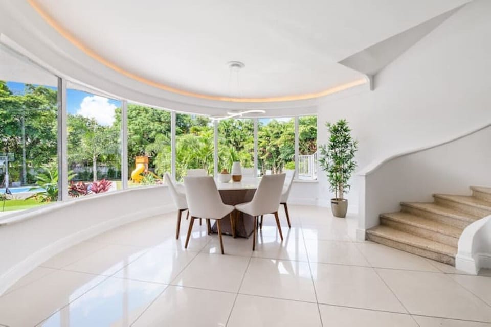 Experience the elegance of dining in this fantastic dining room oasis.