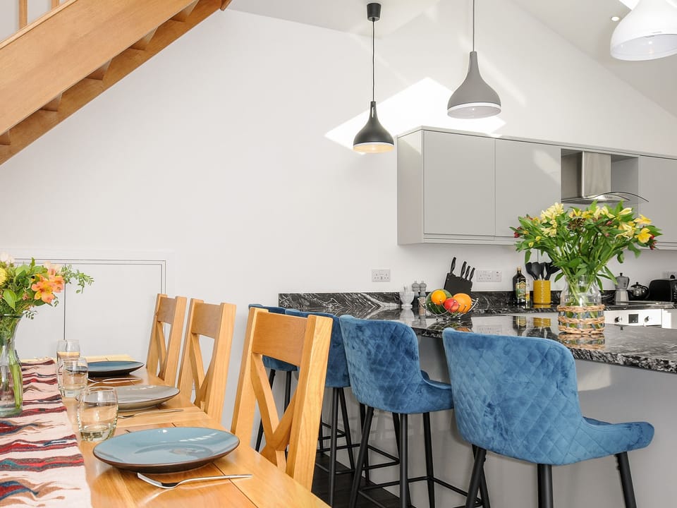 Fridge, dishwasher, electric kettle, toaster