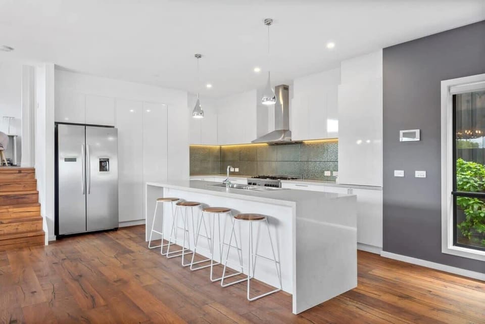 The impressive kitchen is a dream for home cooks