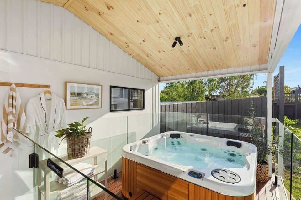 Gas heated spa